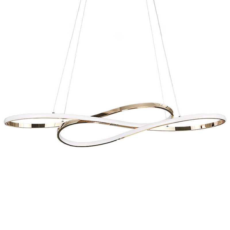 Светодиодная люстра в виде спирали Spiral Lighting Gold Глянцевое золото Светодиодная люстра в виде спирали Spiral Lighting Gold Глянцевое золото в Костроме | Loft Concept