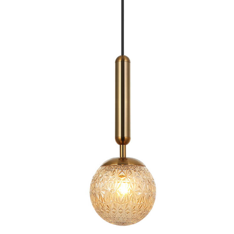 Подвесной светильник Perforated Glass Bubbles brown Бронза Коричневый Подвесной светильник Perforated Glass Bubbles brown Бронза Коричневый в Костроме | Loft Concept