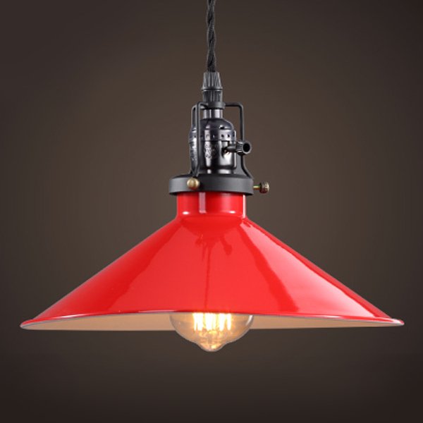 Красный подвесной светильник Loft Factory filament RED Черный матовый Красный (Red) Красный подвесной светильник Loft Factory filament RED Черный матовый Красный (Red) в Костроме | Loft Concept