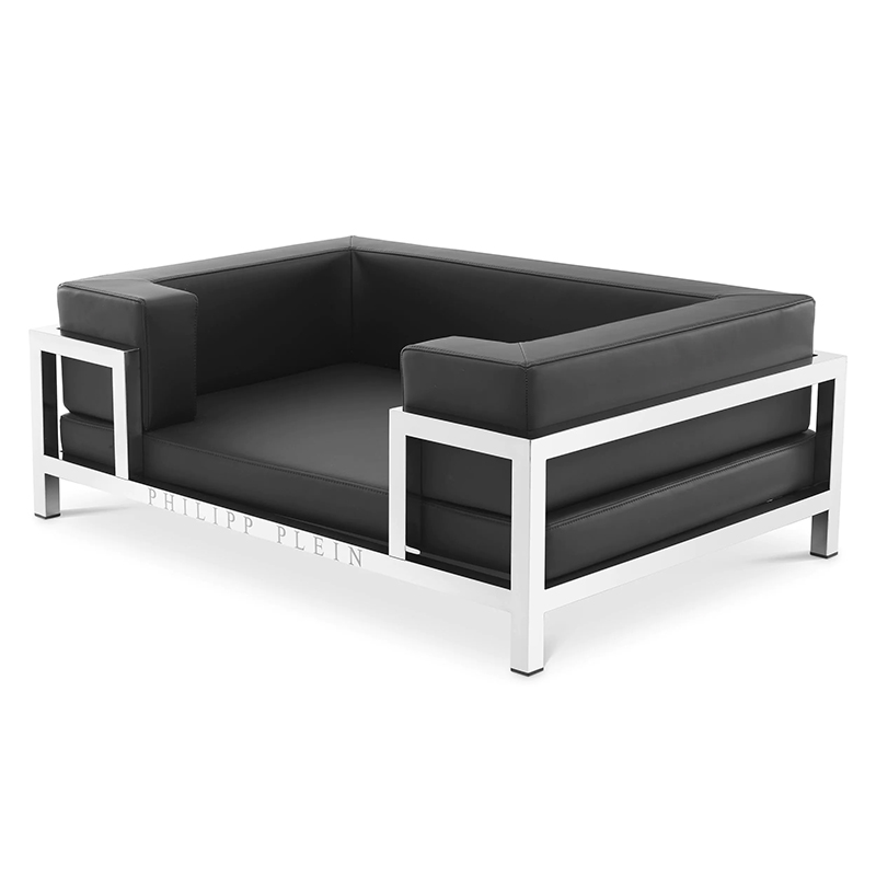 Лежанка для домашних животных Philipp Plein Dogbed High Conic XL Черный Никель Лежанка для домашних животных Philipp Plein Dogbed High Conic XL Черный Никель в Костроме | Loft Concept