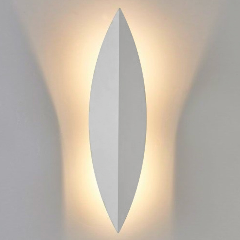 Art Deco Leaf Wall Lamp White Белый Art Deco Leaf Wall Lamp White Белый в Костроме | Loft Concept