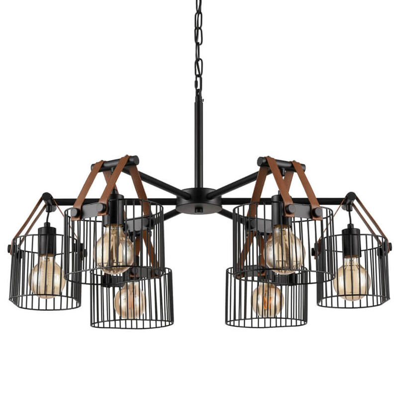 Люстра Cage Wire Color D76 Черный Люстра Cage Wire Color D76 Черный в Костроме | Loft Concept