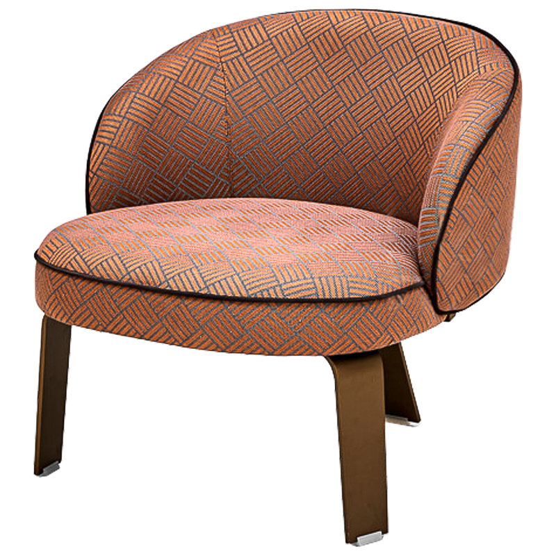 Кресло Muynck Chair Медь светлая Коралловый Кресло Muynck Chair Медь светлая Коралловый в Костроме | Loft Concept