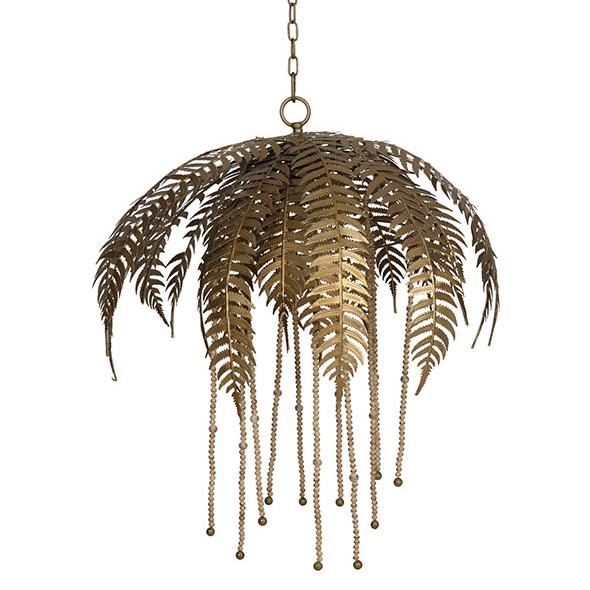 Люстра Thin Palm Chandelier Золотой Люстра Thin Palm Chandelier Золотой в Костроме | Loft Concept