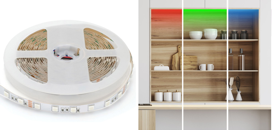 Светодиодная лента 15W/m 60LED/m 5050SMD разноцветная 5M Светодиодная лента 15W/m 60LED/m 5050SMD разноцветная 5M - Loft-Concept в Костроме