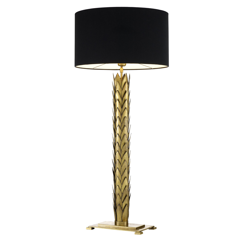 Настольная лампа Eichholtz Table Lamp Granada Латунь Черный Настольная лампа Eichholtz Table Lamp Granada Латунь Черный в Костроме | Loft Concept