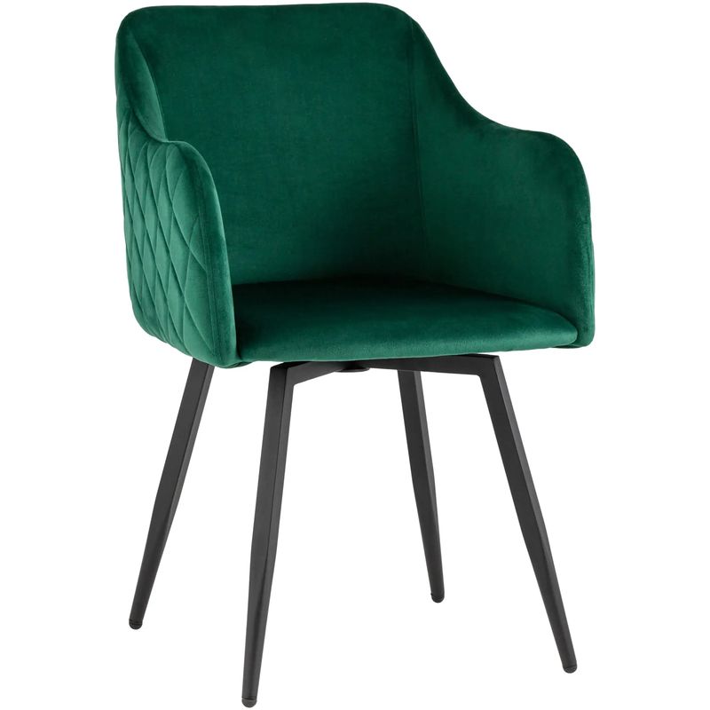 Стул Вращающийся Nika Chair Цвет Изумрудный Зеленый Изумрудный Черный Стул Вращающийся Nika Chair Цвет Изумрудный Зеленый Изумрудный Черный в Костроме | Loft Concept