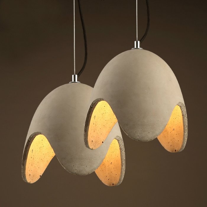 Подвесной светильник Art Concrete Helmet Подвесной светильник Art Concrete Helmet в Костроме | Loft Concept