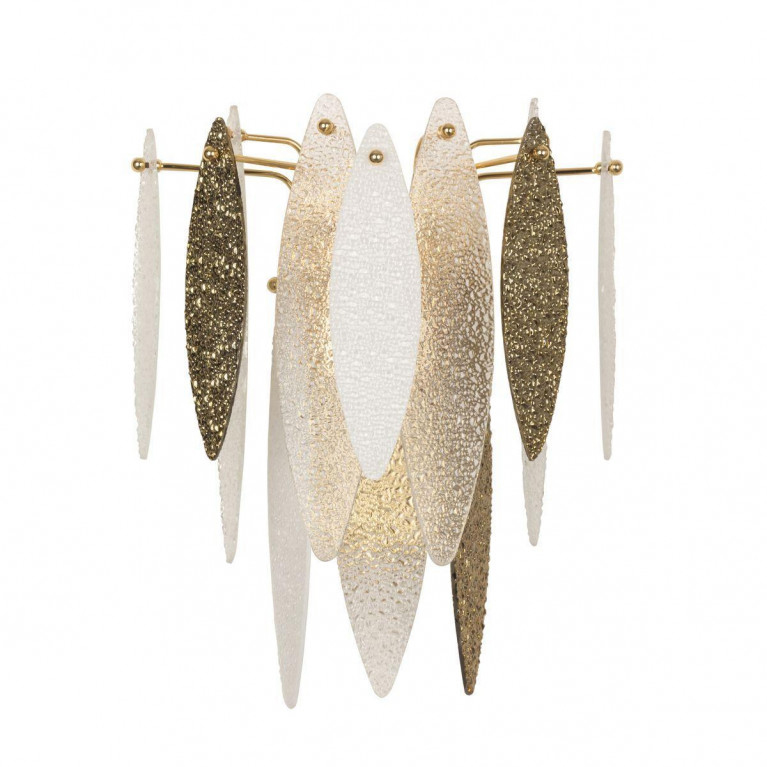 Бра Monaghan wall lamp Белый Золотой Бра Monaghan wall lamp Белый Золотой в Костроме | Loft Concept