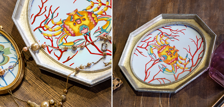Картина Crab in Coral Картина Crab in Coral - Loft-Concept в Костроме