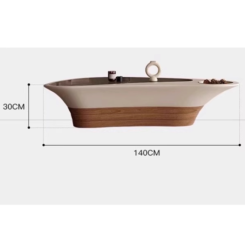 Журнальный столик фигурный со стеклянной столешницей Table Drop Журнальный столик фигурный со стеклянной столешницей Table Drop в Костроме