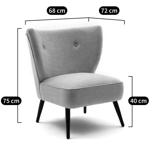 Кресло с декором бахрома Linen Fringe Chair Beige Кресло с декором бахрома Linen Fringe Chair Beige в Костроме