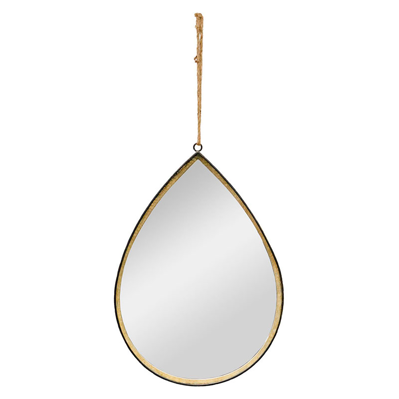 Зеркало в виде капли Golden Drop Золотой Зеркало в виде капли Golden Drop Золотой в Костроме | Loft Concept