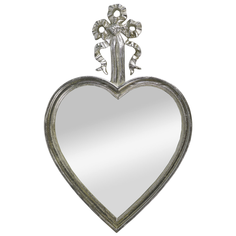 Зеркало Mirror Heart Серебристое Серебряный Зеркало Mirror Heart Серебристое Серебряный в Костроме | Loft Concept