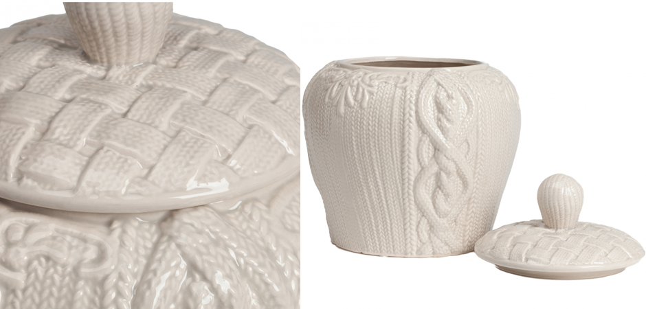 Ваза Knitted Pattern с крышкой Ваза Knitted Pattern с крышкой - Loft-Concept в Костроме