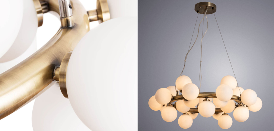 Люстра Bagel Bubble Chandelier 25 Люстра Bagel Bubble Chandelier 25 - Loft-Concept в Костроме