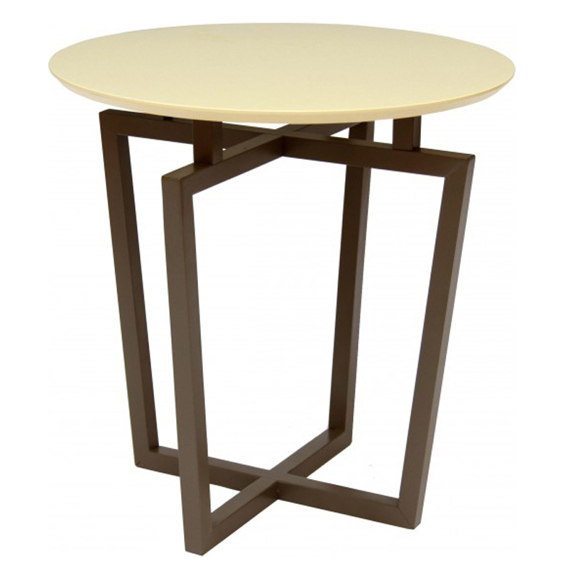 Приставной стол Orrell Side Table Бежевый Коричневый Приставной стол Orrell Side Table Бежевый Коричневый в Костроме | Loft Concept