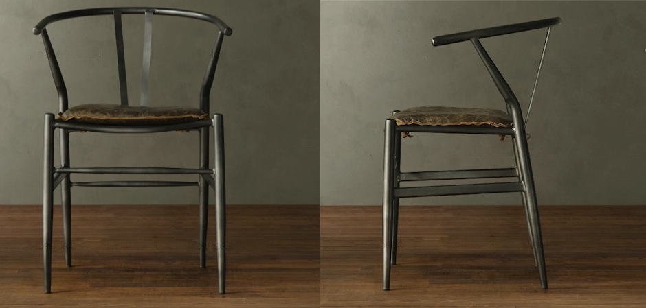 Стул Loft Industrial Kitchen Leather Стул Loft Industrial Kitchen Leather - Loft-Concept в Костроме