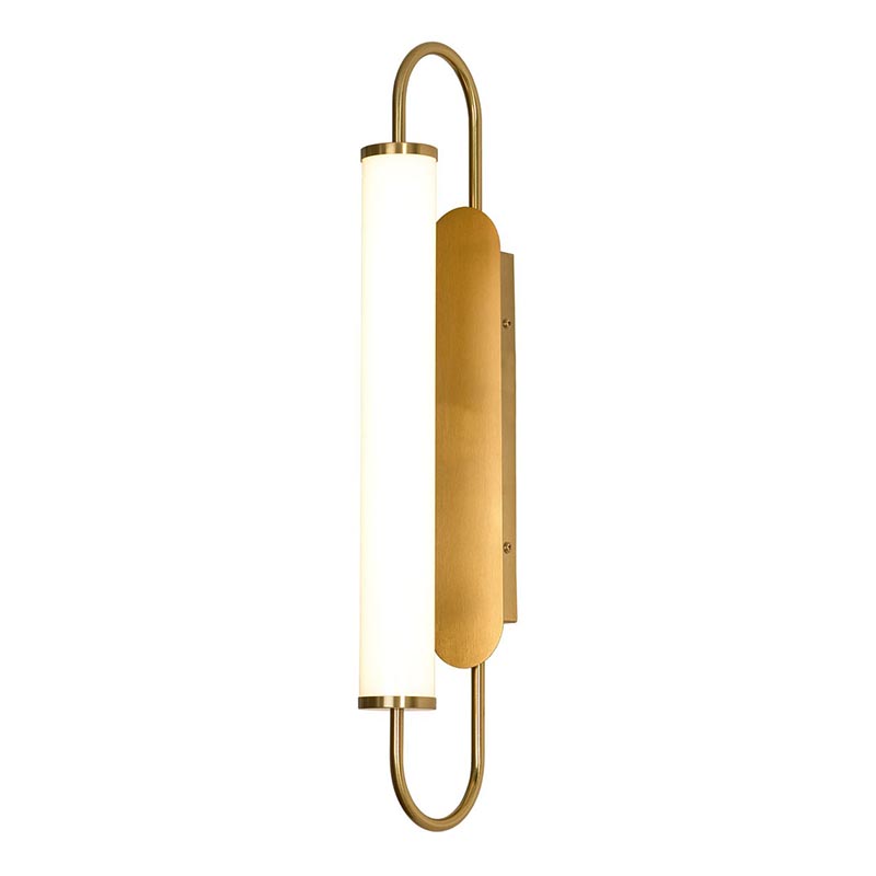 Бра Nigel Wall Lamp Белый матовое золото Бра Nigel Wall Lamp Белый матовое золото в Костроме | Loft Concept
