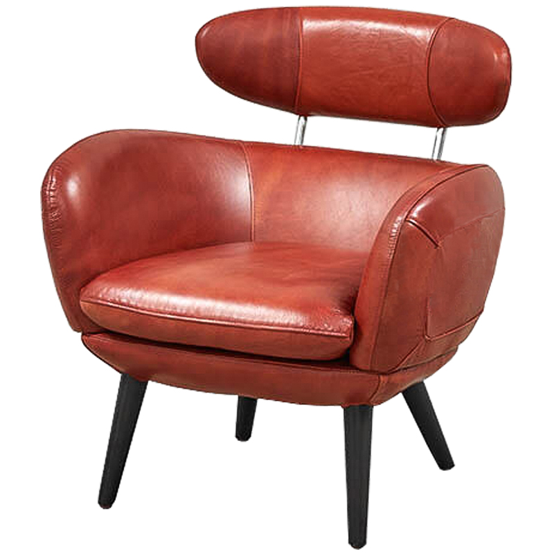 Кресло Manfredo Chair Малиновый (Crimson) Черный Кресло Manfredo Chair Малиновый (Crimson) Черный в Костроме | Loft Concept