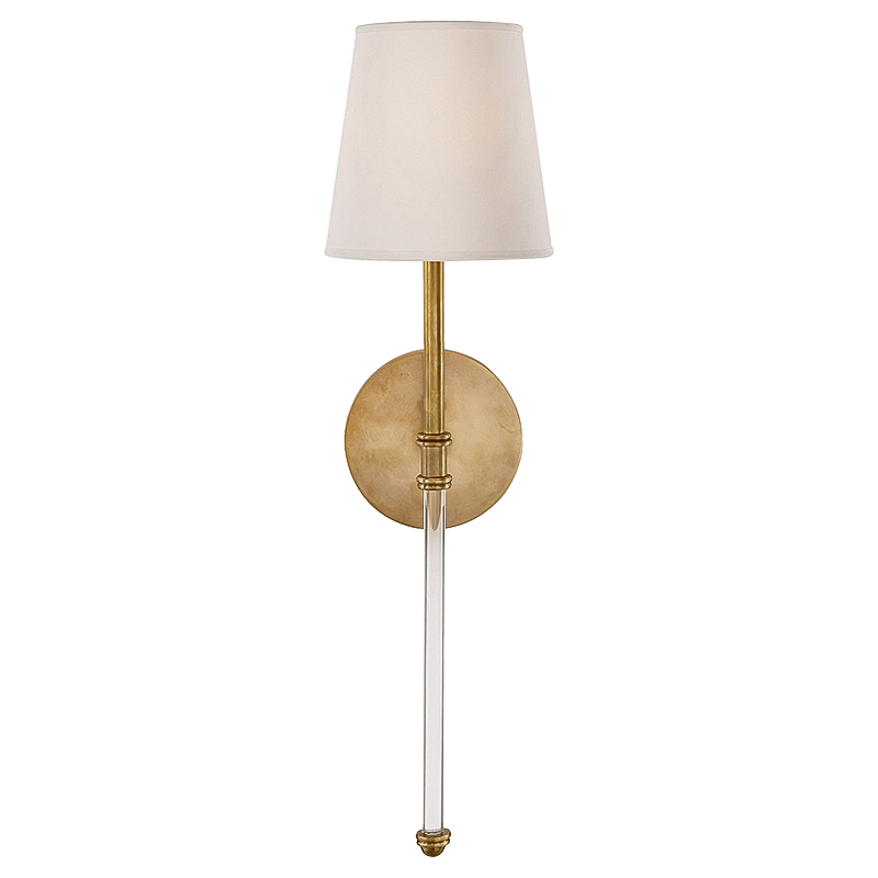 Бра Natale Sconce Brass Латунь Античная полированная Белый Бра Natale Sconce Brass Латунь Античная полированная Белый в Костроме | Loft Concept