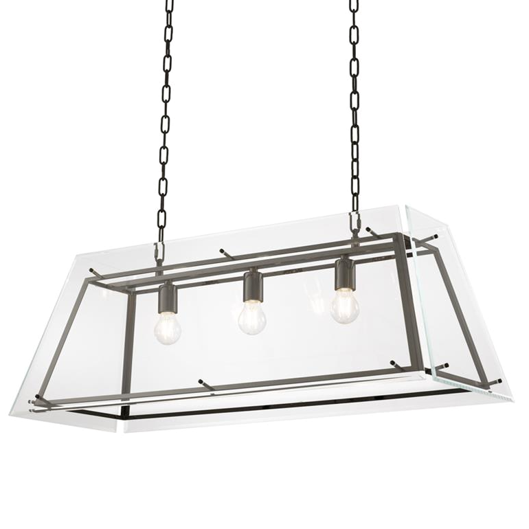 Люстра Chandelier Azure L Bronze Темная бронза Прозрачный (Transparent) Люстра Chandelier Azure L Bronze Темная бронза Прозрачный (Transparent) в Костроме | Loft Concept