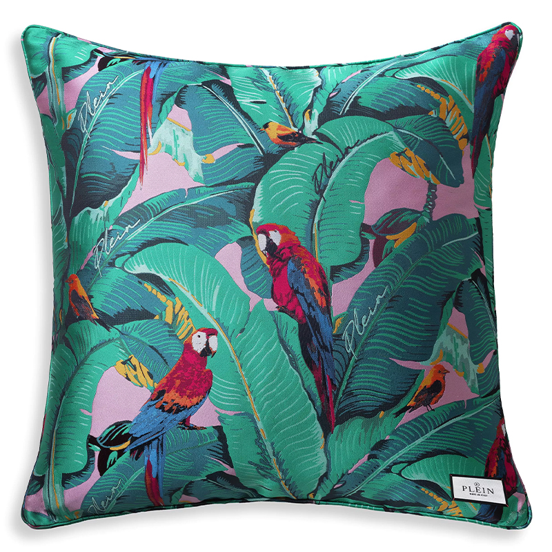 Подушка Philipp Plein Cushion Parrot 70 x 70 Мульти Подушка Philipp Plein Cushion Parrot 70 x 70 Мульти в Костроме | Loft Concept