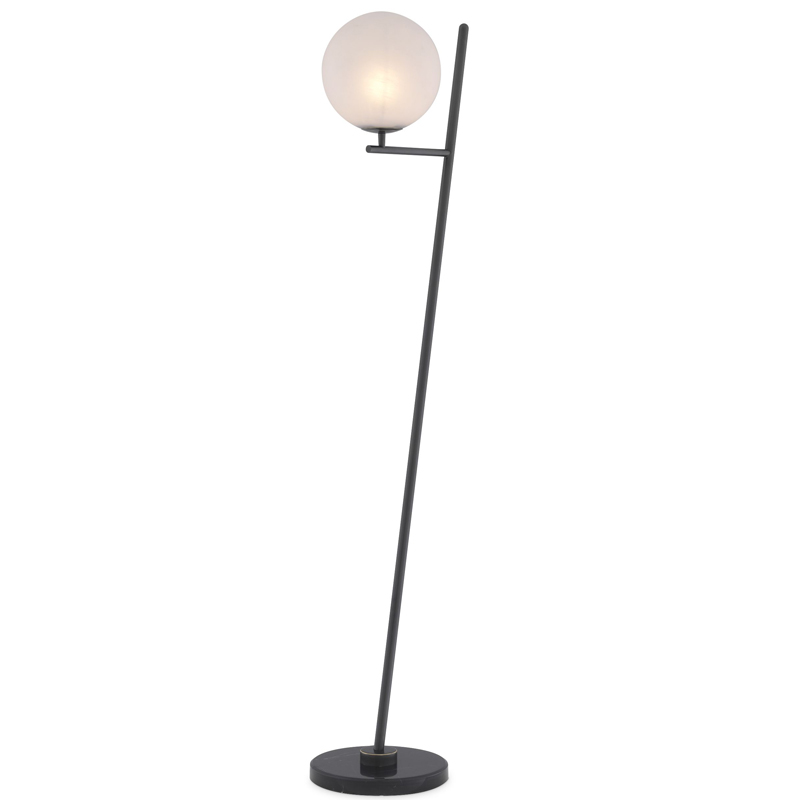 Торшер Eichholtz Floor Lamp Flynn Bronze Темная бронза Белый Черный Мрамор Nero Торшер Eichholtz Floor Lamp Flynn Bronze Темная бронза Белый Черный Мрамор Nero в Костроме | Loft Concept