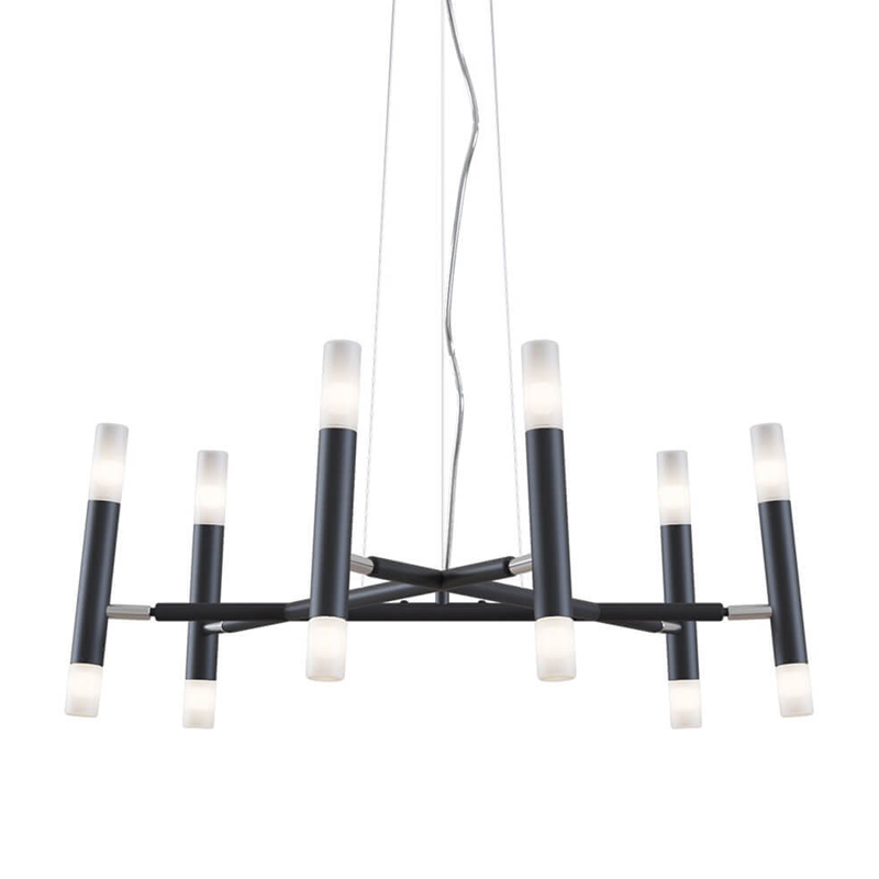 Люстра Arnaut Chandelier 12 Черный Люстра Arnaut Chandelier 12 Черный в Костроме | Loft Concept