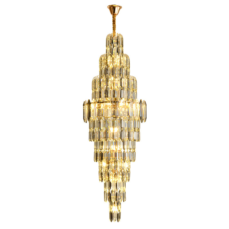 Большая многоярусная люстра Odeon Cascade Chandelier Золотой Прозрачное Стекло Большая многоярусная люстра Odeon Cascade Chandelier Золотой Прозрачное Стекло в Костроме | Loft Concept