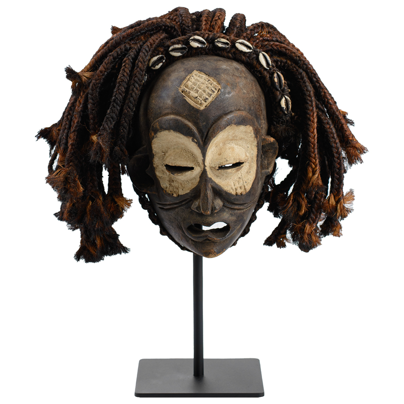 Маска African Mask Shaman Коричневый Черный Маска African Mask Shaman Коричневый Черный в Костроме | Loft Concept