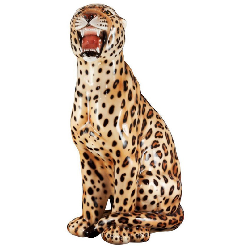 Статуэтка Abhika Leopard Dx Mix Коричневый Бежевый Черный Статуэтка Abhika Leopard Dx Mix Коричневый Бежевый Черный в Костроме | Loft Concept