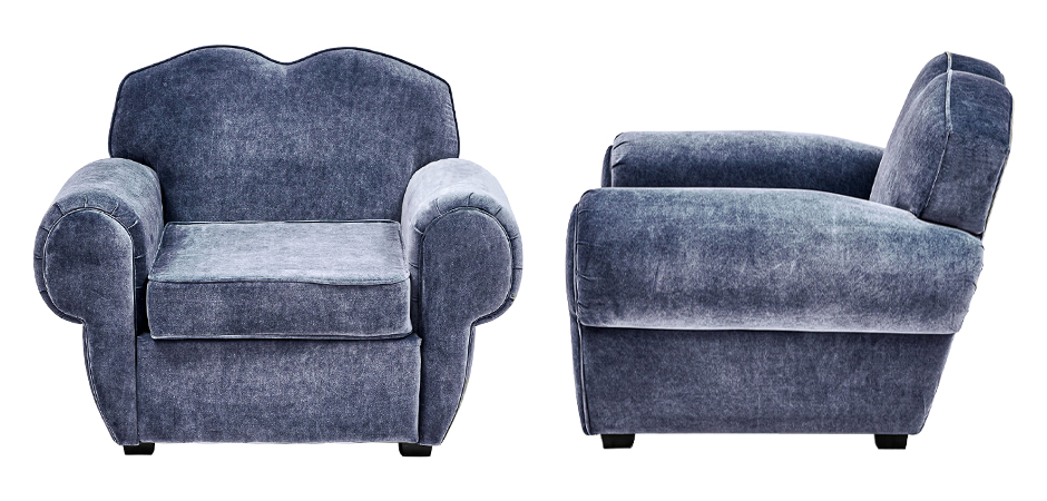 Кресло Braganza Chair Dusty Blueberry Кресло Braganza Chair Dusty Blueberry - Loft-Concept в Костроме