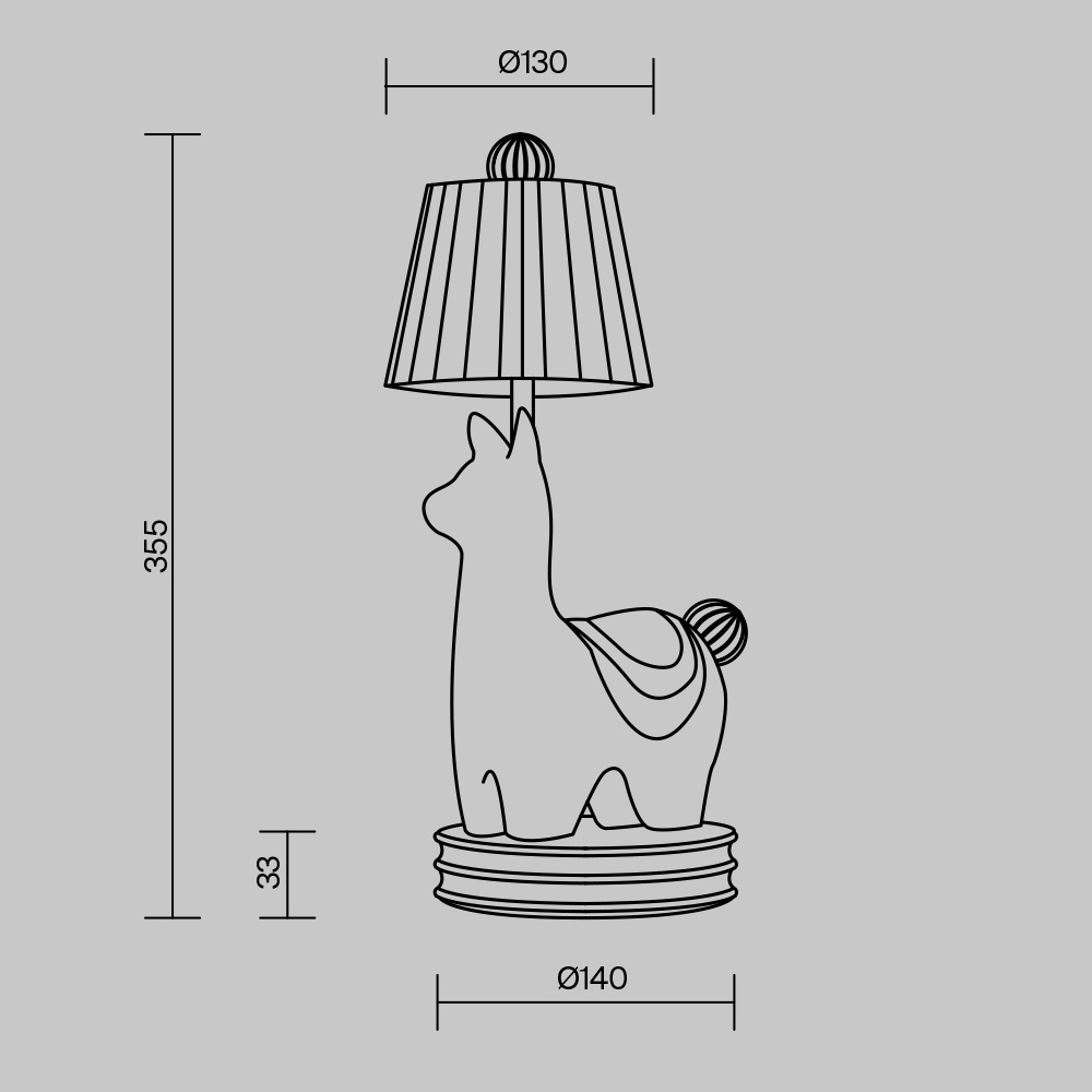 Настольный светильник Senor Alpaca 3000К 7Вт в Костроме