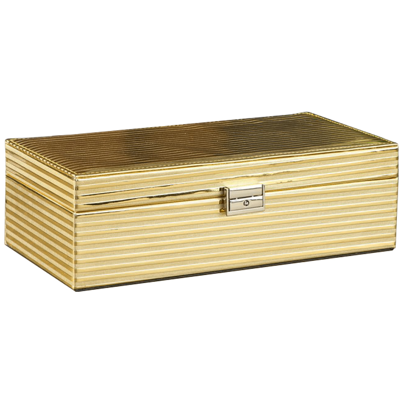 Шкатулка Afira Jewerly Organizer Box Золотой Шкатулка Afira Jewerly Organizer Box Золотой в Костроме | Loft Concept