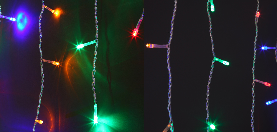 Гирлянда Бахрома с Цветными светодиодами - Loft-Concept в Костроме