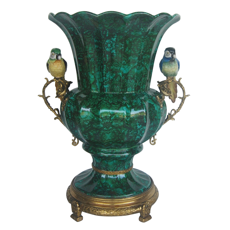 Ваза Joel Malachite Vase Малахит Ваза Joel Malachite Vase Малахит в Костроме | Loft Concept