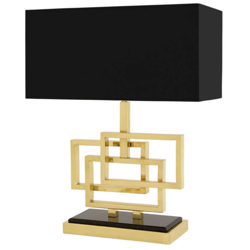Настольная лампа Eichholtz Table Lamp Windolf Brass Латунь Черный Настольная лампа Eichholtz Table Lamp Windolf Brass Латунь Черный в Костроме | Loft Concept