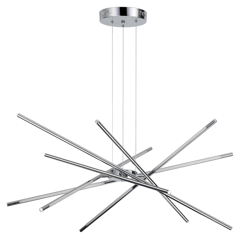 Люстра Trumpet Tube Chrome Chandelier Хром Люстра Trumpet Tube Chrome Chandelier Хром в Костроме | Loft Concept