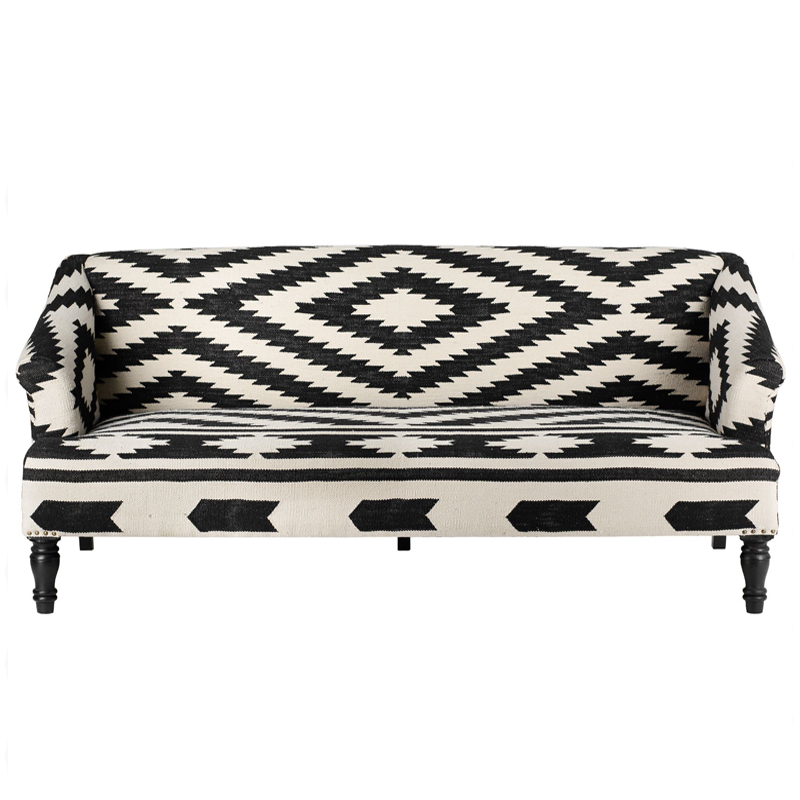 Диван Черно-Белый Келим KELIM Sofa Черно-белый Диван Черно-Белый Келим KELIM Sofa Черно-белый в Костроме | Loft Concept