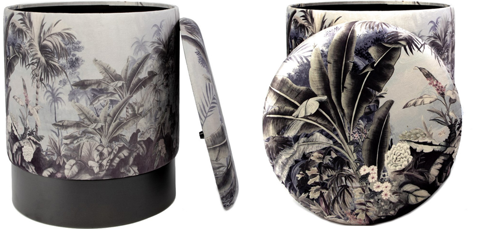 Пуф PUF Jungle Print plants Пуф PUF Jungle Print plants - Loft-Concept в Костроме