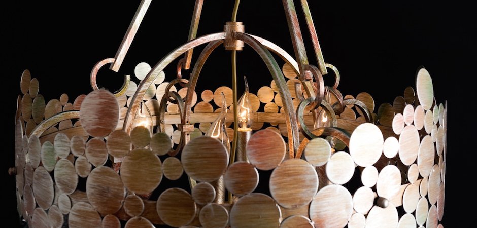 Люстра Round Iron Shod Chandelier Люстра Round Iron Shod Chandelier - Loft-Concept в Костроме