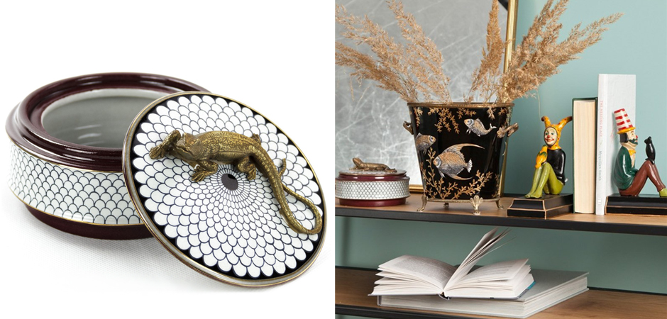 Шкатулка Box Bronze Lizard Шкатулка Box Bronze Lizard - Loft-Concept в Костроме