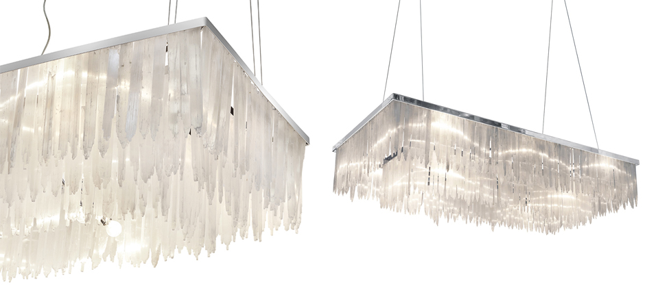 Люстра LAMP SELENITE RECT chromium 160 Люстра LAMP SELENITE RECT chromium 160 - Loft-Concept в Костроме