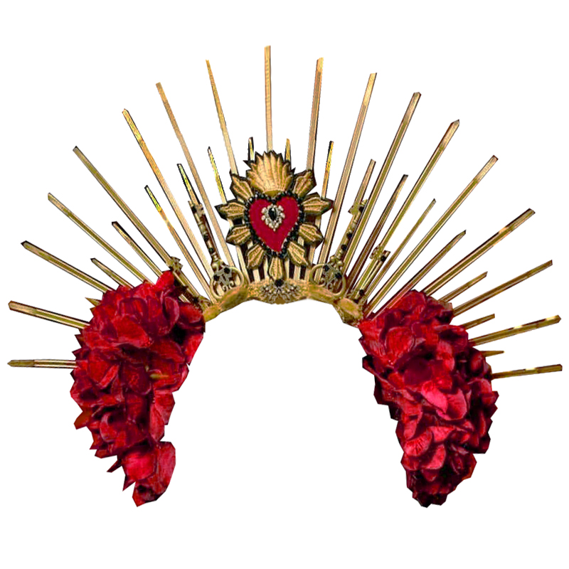Корона Crown Broken Heart Frida Kahlo Красный Корона Crown Broken Heart Frida Kahlo Красный в Костроме | Loft Concept
