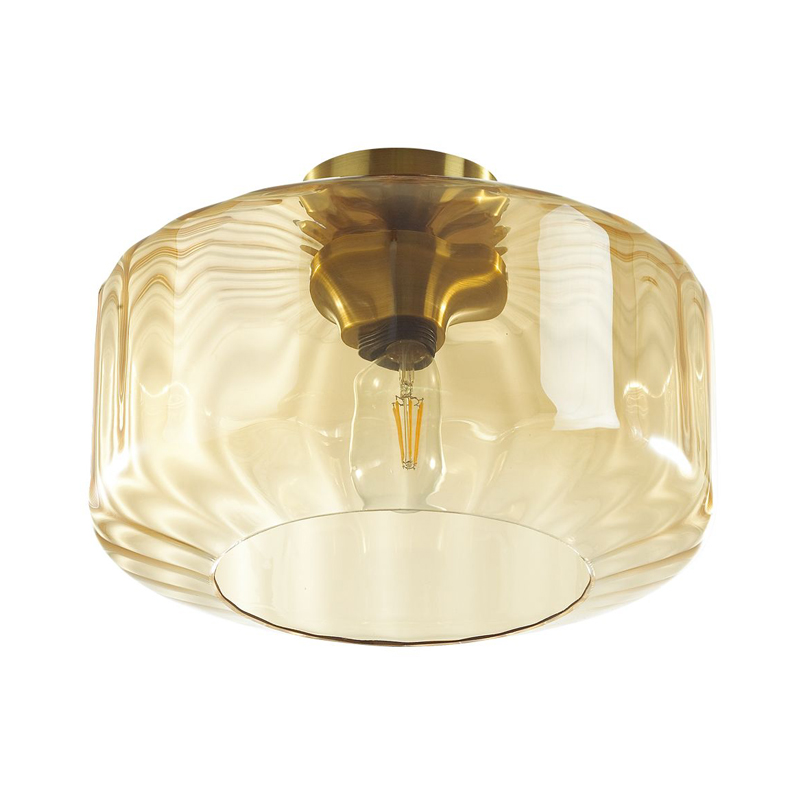 Потолочный светильник Multicolored Glass Bronze Бронза Потолочный светильник Multicolored Glass Bronze Бронза в Костроме | Loft Concept