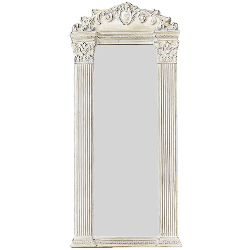 Зеркало Fitzherbert Mirror Белый винтажная патина Зеркало Fitzherbert Mirror Белый винтажная патина в Костроме | Loft Concept