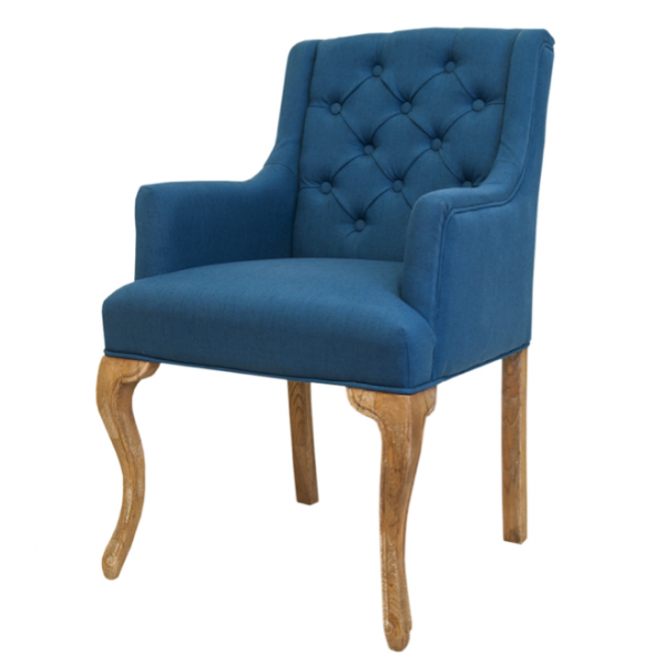 Стул French chairs Provence Amelia Blue ArmChair Голубой пастельный Древесина Стул French chairs Provence Amelia Blue ArmChair Голубой пастельный Древесина в Костроме | Loft Concept