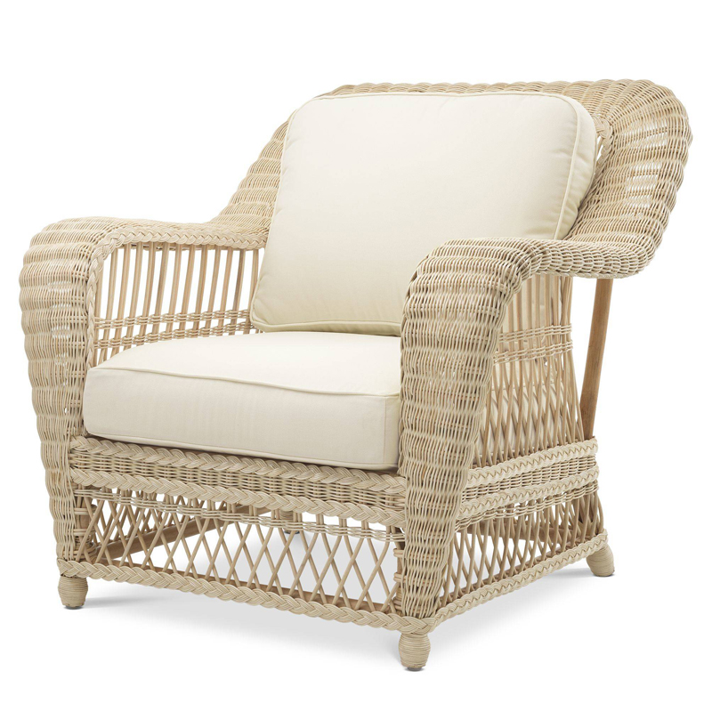 Кресло Eichholtz Chair Barbados Бежевый Кремовый Кресло Eichholtz Chair Barbados Бежевый Кремовый в Костроме | Loft Concept