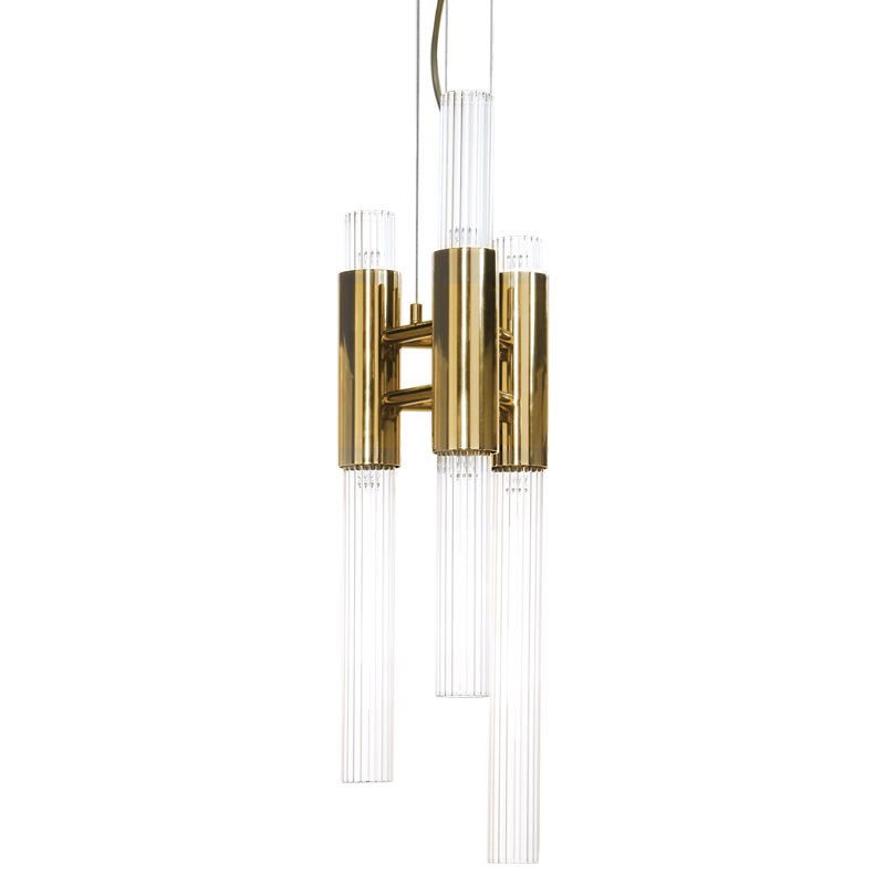 Люстра Luxxu WATERFALL PENDANT Глянцевое золото Прозрачное Стекло Люстра Luxxu WATERFALL PENDANT Глянцевое золото Прозрачное Стекло в Костроме | Loft Concept